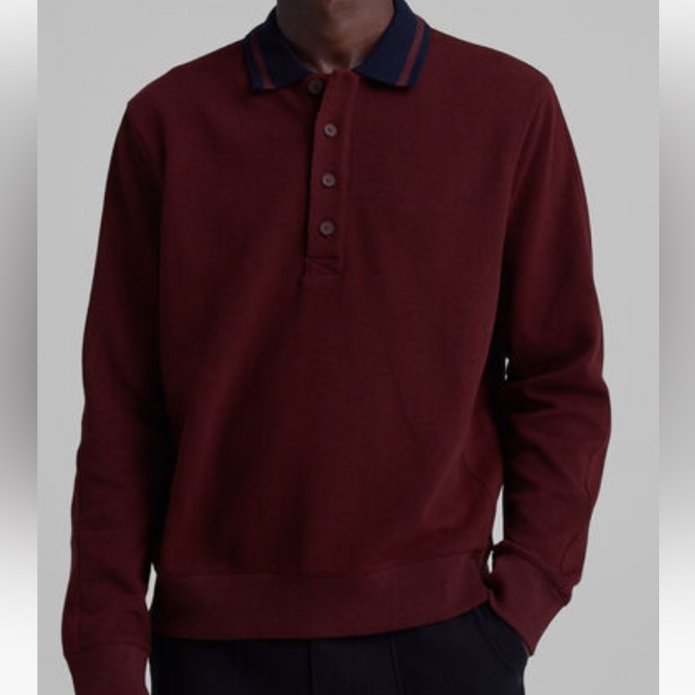 Club Monaco texture blocked Polo